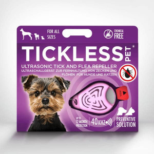 TICKLESS PET PINK ultraskaņas ērču atbaidīšanas ierīce dzīvniekiem